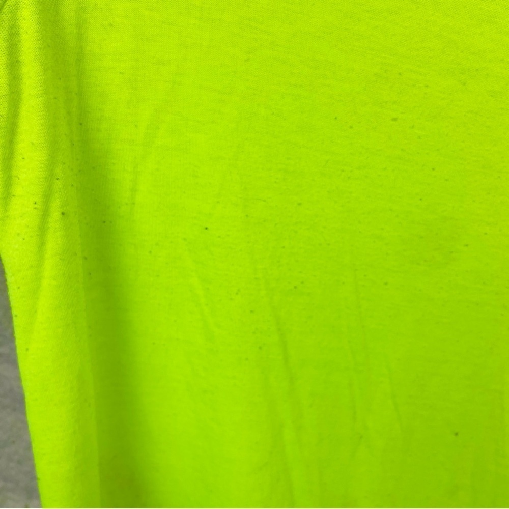 GIANNI BINI lime Green long sleeve shirt size medium - Picture 10 of 17